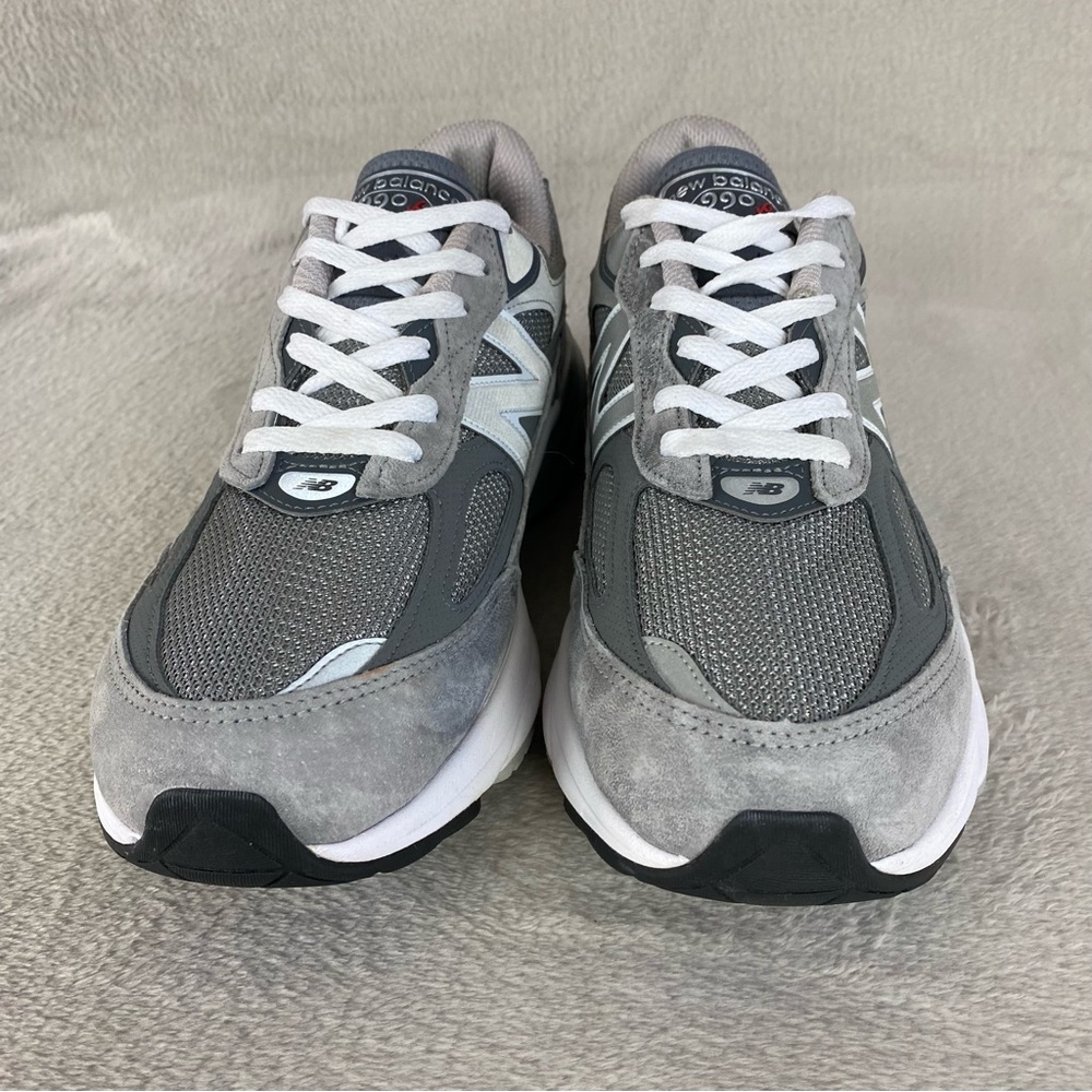 New Balance 990v6 Men's Running Shoes Size 11.5 Gray White Suede Walking Sneaker - Picture 5 of 10